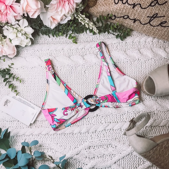 Vicky Moreinis Carnaby Halter Bikini Top XS NWT - Picture 2 of 11